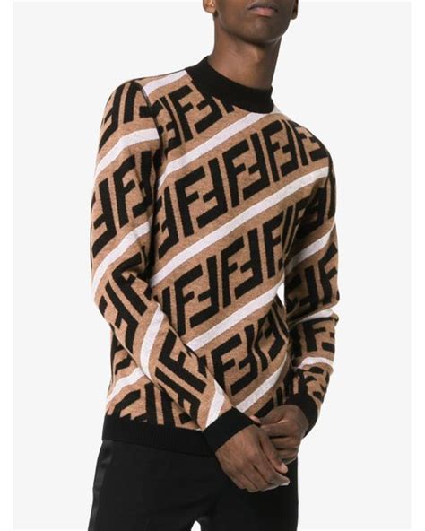 brown fendi jumper|fendi jumper sale.